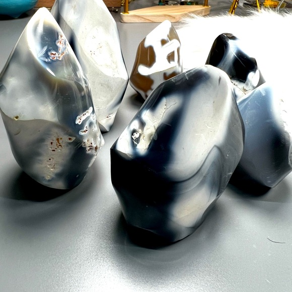 Orca agate set - Picture 1 of 13